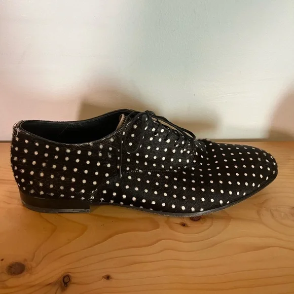 Vintage Alexander McQueen Calf Hair Lace Ups - Picture 2 of 7